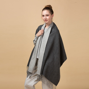 2024 étole en <span class=keywords><strong>laine</strong></span> de <span class=keywords><strong>cachemire</strong></span> double face à la mode pour femmes - Product Image 1