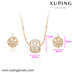 Conjuntos de Joias de Casamento Fashion 63948 <span class=keywords><strong>Dubai</strong></span> Bridal Multicolor Delicado com Diamantes em Ouro 18k - Product Image 6