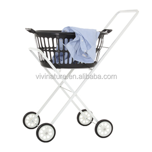 <strong>Laundry</strong> Clothes <strong>Basket</strong> Trolley Removable <strong>Basket</strong> <strong>Laundry</strong> <strong>on</strong> <strong>Wheels</strong> Cart - Product Image 3