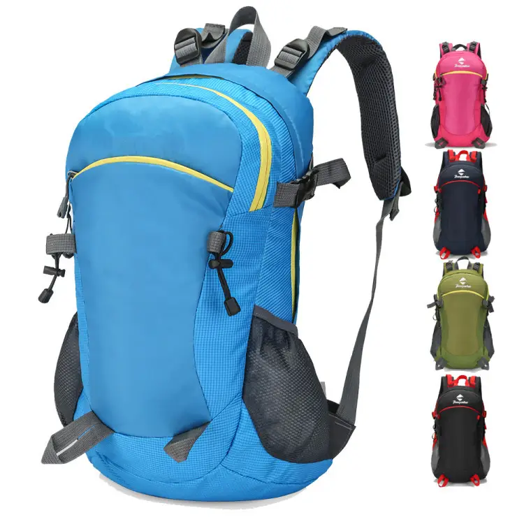 Factory Wholesale Custom Large Waterproof Outdoor Sport Foldable Backpacks Duffle Camping Hiking Knapsack back pack