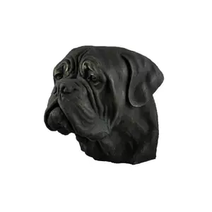 Riesen kopf Gigurin Skulptur Limited Edition Art Dog Statue