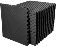 Tapis de sol en mousse souple Eva, noir, pour exercice, gymnastique, Garage, maison, bureau, new