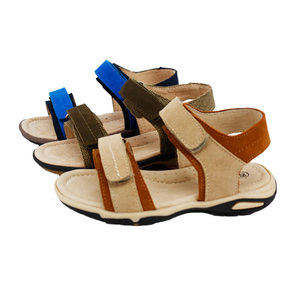 <span class=keywords><strong>Sandales</strong></span> en cuir véritable pour enfants, chaussures confortables et respirantes pour adolescents, écoliers, garçons, Design à la mode, nouvelle collection - Product Image 1