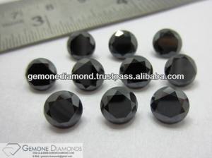 ราคาต่อกะรัตเพชรสีดำทรงกลมประกายเพชรสีดำธรรมชาติ - Product Image 4