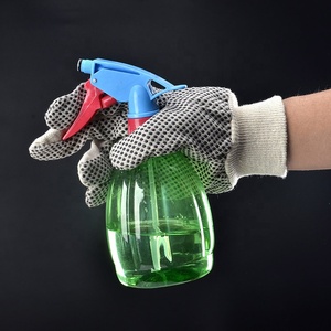 Guantes de trabajo con revestimiento de lona y algodón para la industria, manoplas negras de 8OZ, de PVC - Product Image 5