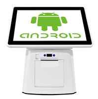 Sistema POS Android/Windows, impresora de 57mm, 11,6 pulgadas, táctil, caja registradora, máquina de pedido electrónico, Económico