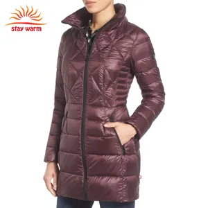 Chaqueta larga de invierno de alta calidad con estilo para mujer - Product Image 1
