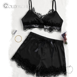 Lencería Sexy de Encaje Azul de Alta Calidad, Ecológica, para Mujer, Estilo Babydoll, con Medias Faldas - Product Image 3