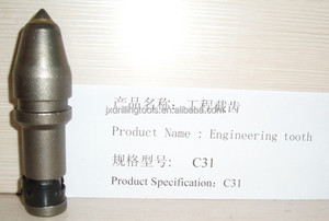 C31HD BTK03 ronde schacht frees tanden vijzel trenching <span class=keywords><strong>bullet</strong></span> tanden voor grondboren - Product Image 4