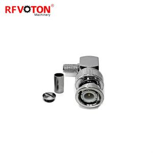 90 градусов BNC штекер прямой угол локтя для RG58 LMR195 кабель RF разъем - Product Image 6