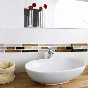 Pegatina de <span class=keywords><strong>vinilo</strong></span> 3D para pared <span class=keywords><strong>mosaico</strong></span> adhesivo para chimenea, azulejo impermeable para decoración de pared Interior - Product Image 3