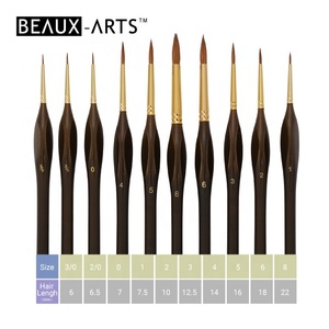 Set <span class=keywords><strong>di</strong></span> <span class=keywords><strong>pennelli</strong></span> <span class=keywords><strong>per</strong></span> pittura in miniatura con dettaglio artista in miniatura Kolinsky Sable Fine 10 pezzi perfetto <span class=keywords><strong>per</strong></span> <span class=keywords><strong>acquerello</strong></span>, olio, acrilico - Product Image 3