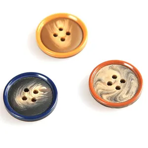 Different types of recycled plastic fancy buttons for clothes