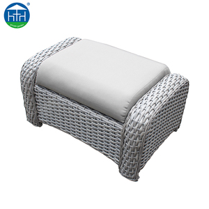 DW-SF135 Pas Cher Prix Nouveau <span class=keywords><strong>Design</strong></span> En Bois Teck PE Rotin Gris Moderne En Plein Air Canapé Transat Ensemble De Bali - Product Image 6