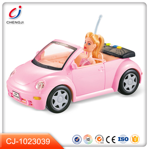 Best Girls Gift Cute Electric Musical pink <strong>Doll</strong> Friction Power <strong>Car</strong> - Product Image 2