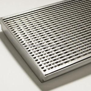 Stainless Steel Shower <strong>Linear</strong> <strong>Drain</strong>, Shower <strong>Drain</strong> and Pool <strong>Drain</strong> Grate - Product Image 1