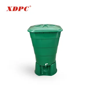 Best price manufacturers easy used 250 liter polyethylene plastic rain water storage barrel tank