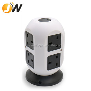 Vente chaude parasurtenseur 8 voies 4 Ports USB Ports <span class=keywords><strong>Multi</strong></span> Plug Sockets <span class=keywords><strong>Extension</strong></span> Power Strip <span class=keywords><strong>Tower</strong></span> - Product Image 2