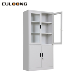 <span class=keywords><strong>Armoire</strong></span> métallique de rangement pour médicaments avec porte battante en verre verrouillable pour hôpital - Product Image 2