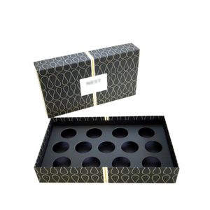 Tái Chế UV Coating Varnishing Embossing Stamping Giấy Tùy Chỉnh In Ấn Sinh Nhật Nến Bao Bì Hộp Cho Nến Bìa - Product Image 6