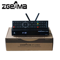 2019 Meilleur Nouveau ZGEMMA H9 COMBO Linux OS Dual Core Décodeur DVB-S2X + T2/C Double Tuners 2 * ci Plus + 2 * WiFi