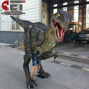 Movable Lightweight Realistic Costume Life Size Hidden Legs Animatronic Dinosaur Costume <strong>Jurassic</strong> <strong>Park</strong> Dinosaur Model - Product Image 4