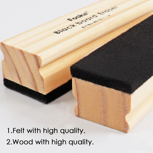 Nettoyant pour <span class=keywords><strong>tableau</strong></span> blanc multifonctionnel Foksa School en bois <span class=keywords><strong>et</strong></span> <span class=keywords><strong>feutre</strong></span>, effaceur pour <span class=keywords><strong>tableau</strong></span> blanc effaçable à sec, blanc <span class=keywords><strong>et</strong></span> noir - Product Image 4