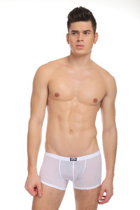 Recién llegado de malla ropa interior para hombre <span class=keywords><strong>baratos</strong></span> <span class=keywords><strong>calzoncillos</strong></span> hombre transparente ropa interior del boxeador - Product Image 5