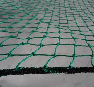 Jaring Pagar Lapangan Olahraga HDPE Jaring Backstop Bola Net Penghenti dan Jaring Enclosure