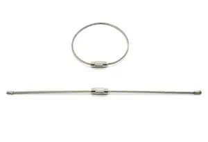 Yiwang металлическая Снетка из нержавеющей стали брелок кабель кольцо для ключей