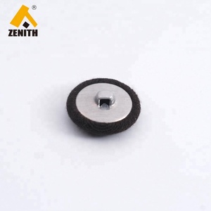 Bm10788 19mm <span class=keywords><strong>Shank</strong></span> nút tự vải màu đen bao phủ thân thiện với môi nút vải - Product Image 4