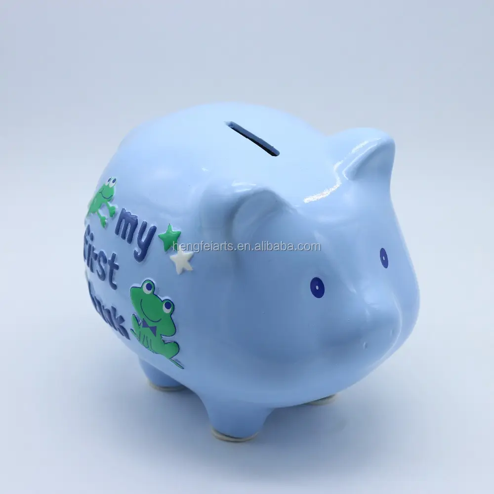 pig design gift piggy bank cheap ceramic money saving box