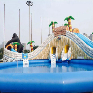 Commercial used outdoor activity water games inflatable water park giant adult and children slides water sports - Product Image 5
