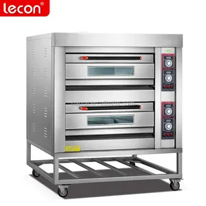 Commercial kitchen appliance 2 desk 4 trays electric bakery oven