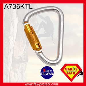 Safety Checked New HMS Design Climbing Aluminum Carabiner for Outdoor Sports - Product Image 2