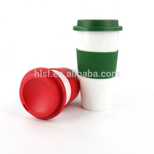 En gros IML personnalisé logo impression 16 oz eco réutilisable à emporter à <span class=keywords><strong>double</strong></span> paroi pp réutilisable <span class=keywords><strong>tasse</strong></span> à café <span class=keywords><strong>tasse</strong></span> à café en plastique avec couvercles - Product Image 6