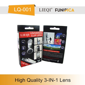 Lq-001 Universal Clip de 3-en-1 <span class=keywords><strong>photp</strong></span> lente de ojo de pez + $number gran angular + Macro de la lente del teléfono - Product Image 1
