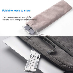 Support Flexible, pliable et à hauteur réglable, pour ordinateur Portable, 1 pièce, nouveau modèle 2020 en aluminium - Product Image 5