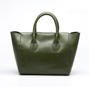 Verde grande suave cuero genuino <span class=keywords><strong>trabajo</strong></span> <span class=keywords><strong>bolsa</strong></span> <span class=keywords><strong>de</strong></span> asas para las mujeres - Product Image 2