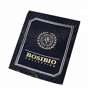 De alta calidad de las etiquetas Custom Damasco bordado tejido colchón etiqueta - Product Image 3
