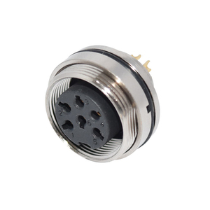 M16 Seri IP67 2 3 4 5 6 7 8 12 14 19 24 Pin M16 Konektor Kedap Air Melingkar - Product Image 4