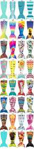 Niños adulto Toalla de playa manta de cola de sirena manta de lana - Product Image 6