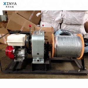 3톤 디젤 케이블 드럼 윈치 강철 와이어 로프 4HP 30m 리프팅 높이 ISO 인증 오버헤드 라인 케이블 설치용 - Product Image 6