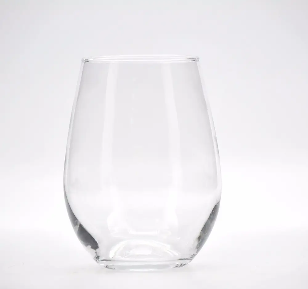 Jog Großhandel ovale eiförmige Klarglas vase für Wohnkultur
