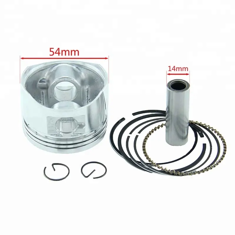 Piston 54mm Ring 14mm Pin Piston Ring Kits Set fit for Lifan 138cc Air Cooling Engine ATV Motorcycle Pit Bike