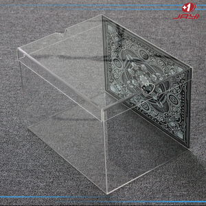 Mini escaparate transparente de plástico lucite con tapa, caja de zapatos acrílica personalizada, venta al por mayor - Product Image 2