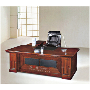 Thanh Lịch Hiện Đại Boss Quản Lý Văn Phòng Bàn Cổ Điển Thiết Kế Hiện Đại Bền Gỗ Gô Gỗ Modular Đồ Nội Thất Đơn Giản Bao Bì - Product Image 1