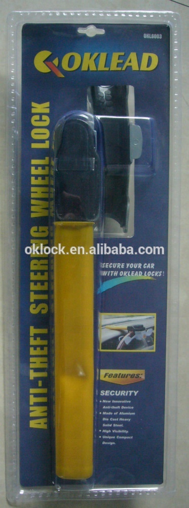 Universal Car Steering Wheel Lock Rotary Type - O'Klead Brand OKL6003 Model Wholesale Informati