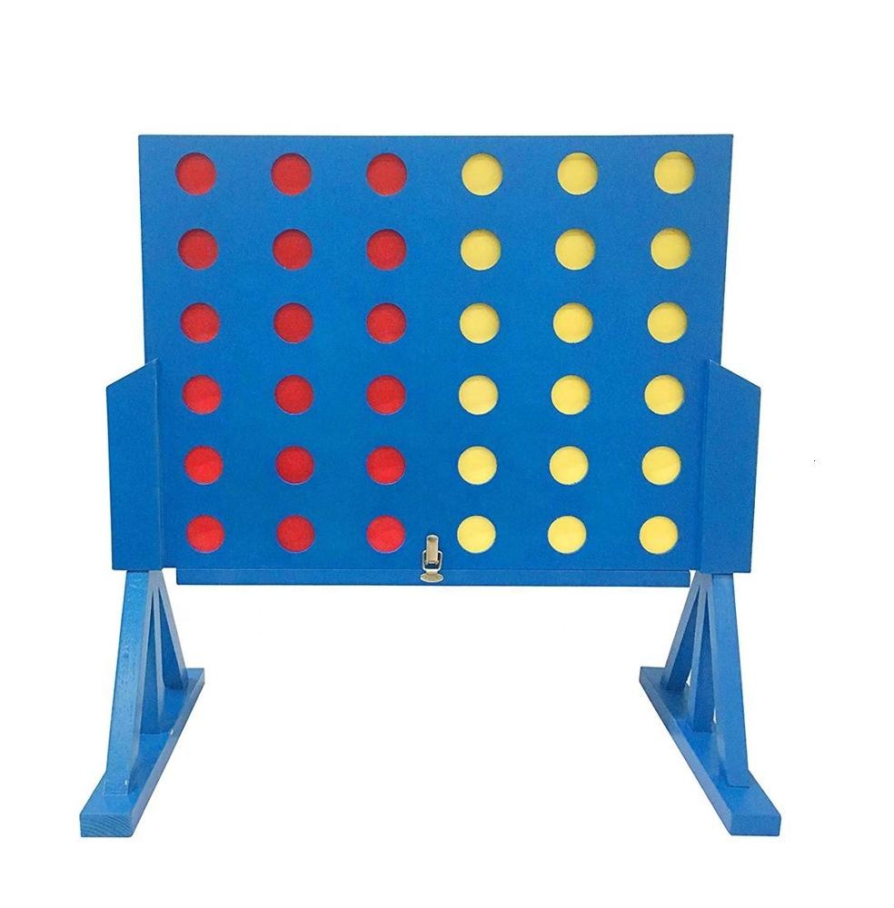 Лидер продаж, садовая игра, деревянное соединение, четыре игры, гигант, соединение 4 в ряд