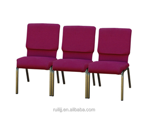 Alta calidad metal banquete apilamiento barato sillas de la Iglesia - Product Image 4